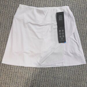 Women's IBKUL Solid White Skirt